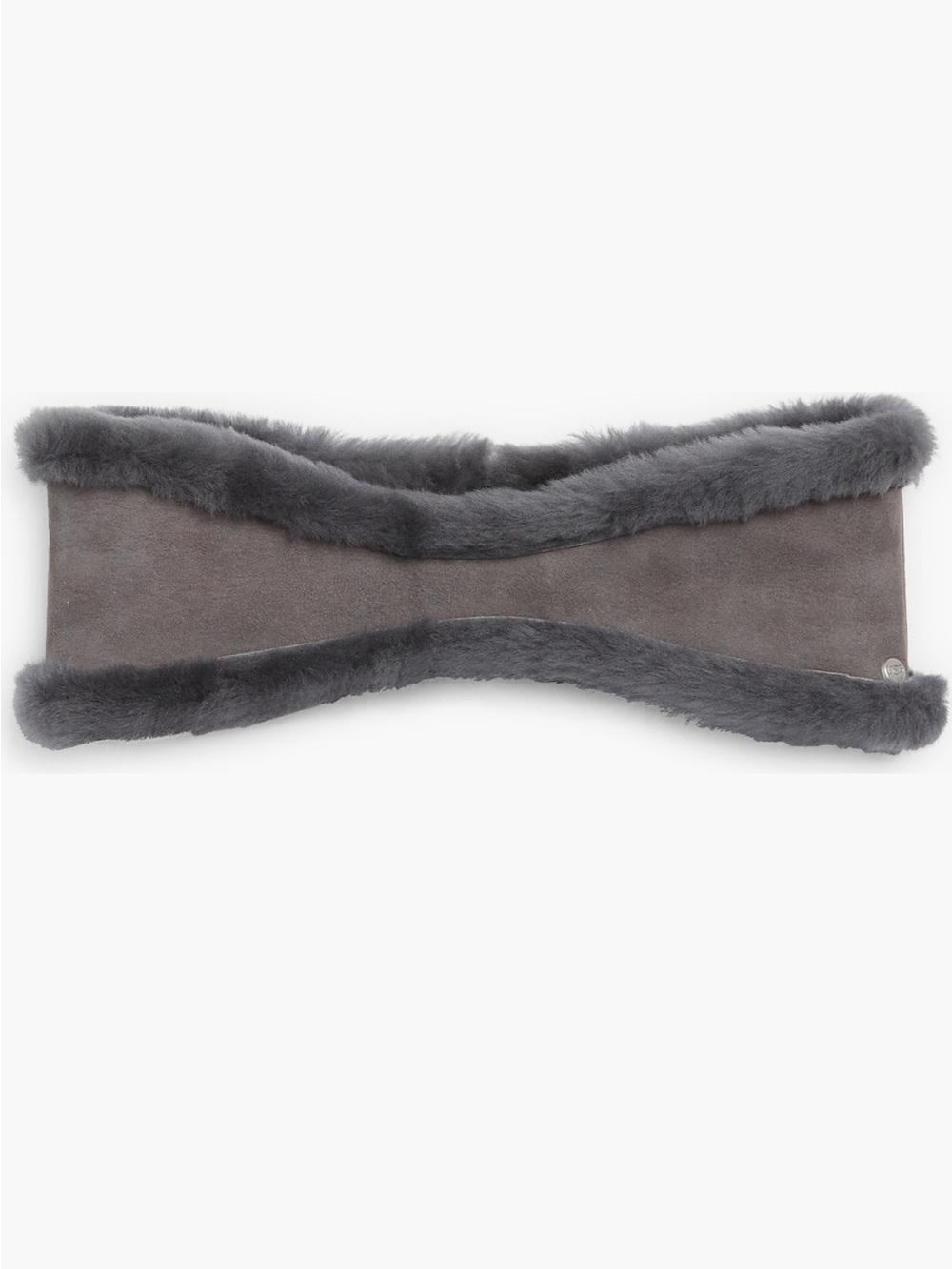 UGG Shearling Reversible Headband - Charcoal